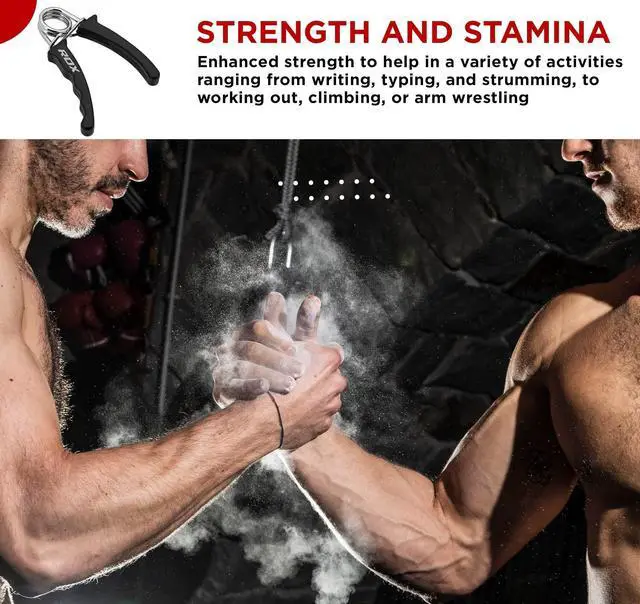 Alt view image 3 of 7 - Hand Gripper Finger Strengthener, Grip Strength Trainer, Exerciser for Wrist Forearm and Finger Strength for Athletes, Exercising for Home Gym Training Equipment