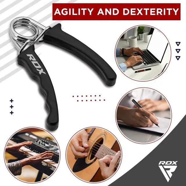 Alt view image 5 of 7 - Hand Gripper Finger Strengthener, Grip Strength Trainer, Exerciser for Wrist Forearm and Finger Strength for Athletes, Exercising for Home Gym Training Equipment