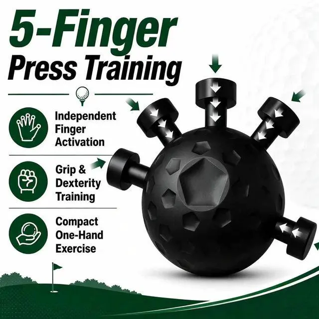 Alt view image 2 of 7 - Hand Grip Ball Strengthener Ergonomic Finger & Forearm Exerciser for Strength Training, Rehabilitation & Stress Relief, Adjustable Fit, Ideal for Guitarists, Climbers & Athletes