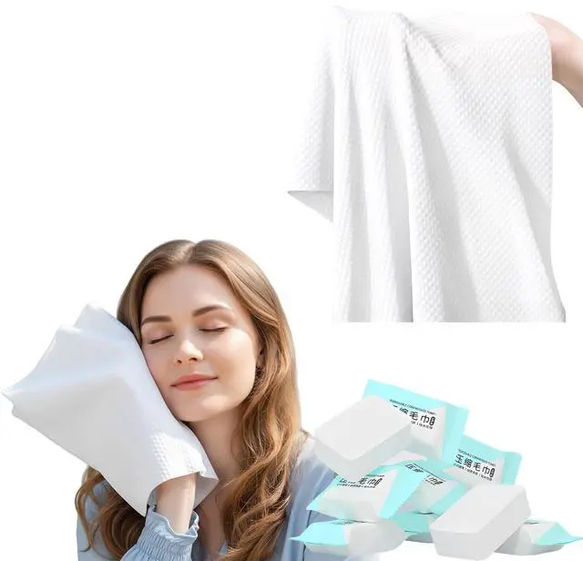 Main image of Compressed Towels for Travel, Extra Thick& Super Absorbent Disposable Wash Cloths, Individually Wrapped Disposable Face Towels for Travel Camping Hiking Sport Hotel Beauty Salon (11.8"x9.5",24 Pcs)