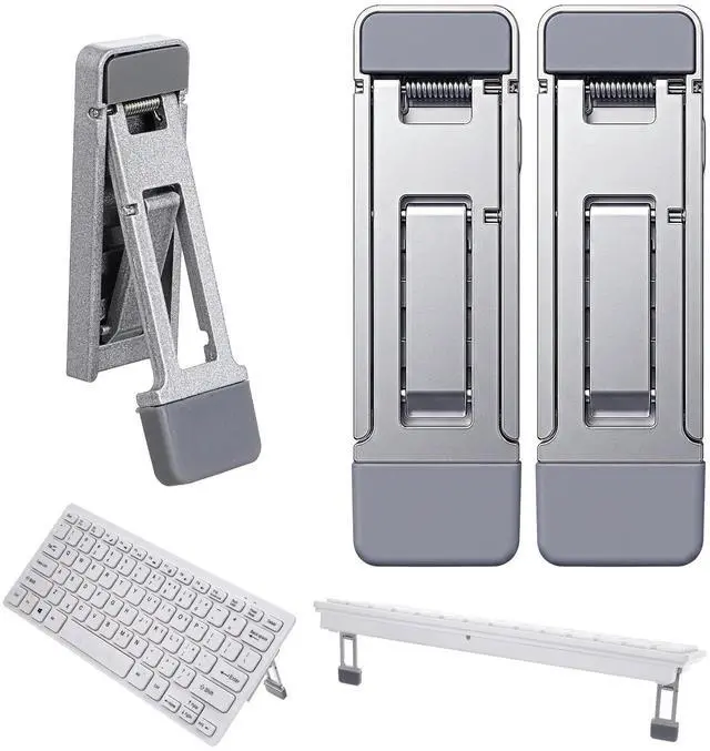 Main image of 2 Pcs Keyboard Riser, Keyboard Tilt Stand with 3 Adjustable Angles