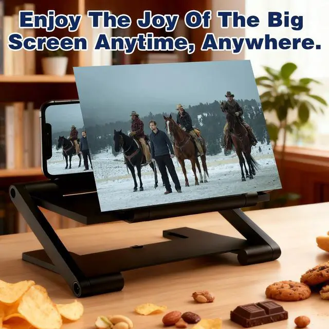 Alt view image 7 of 7 - Mobile Phone Magnifier Screen,New 3D HD Mobile Phone Magnifier Projector Screen Portable Foldable Phones Screen Amplifier Screens Enlarger for Movies Videos,Supports All Smartphones