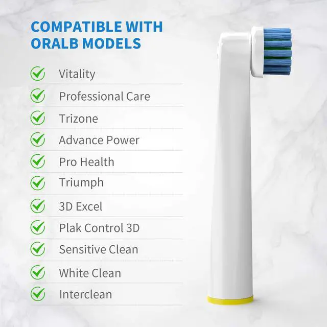 Alt view image 4 of 7 - Best Replacement Toothbrush Heads for Oral-B,4 Count