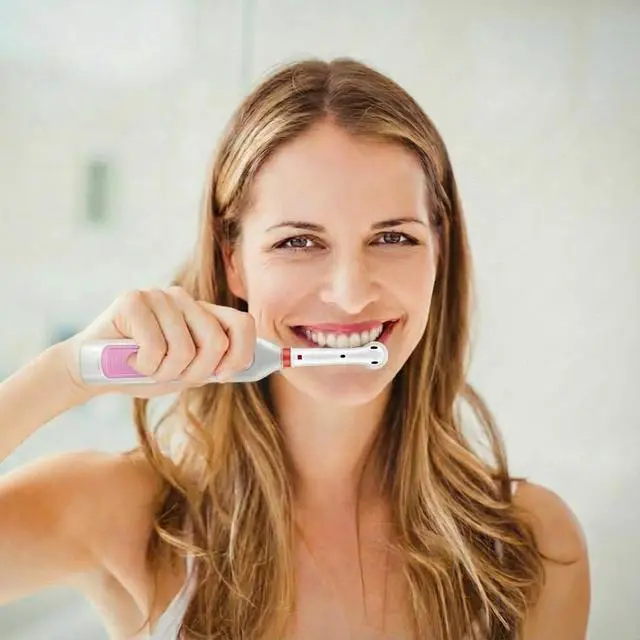 Alt view image 6 of 6 - 8 Pack Replacement Toothbrush Heads Compatible with Oral-B Electric Toothbrush, Refills Fit Pro 1000/1500/3000/5000/7500/8000, Vitality, Genius & Smart Series, Dupont Bristles