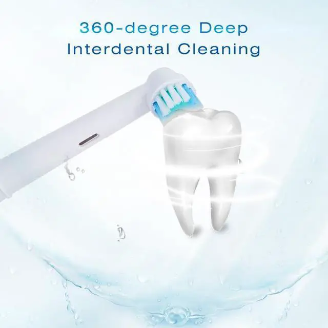 Alt view image 5 of 7 - Replacement Toothbrush Heads Compatible with Oral-B Braun, 12 Pcs Professional Cross Action Electric Toothbrush Precision Clean Heads Brush Heads for Oral B Replacement Head Refill Pro