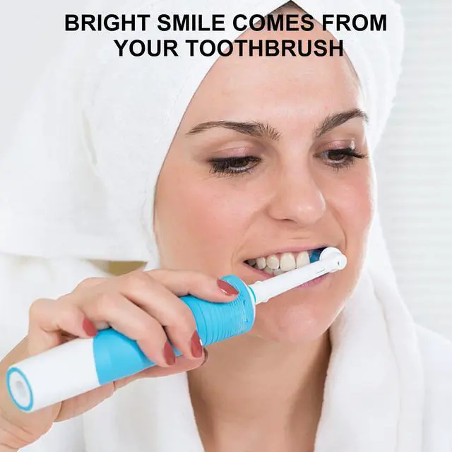 Alt view image 7 of 7 - Toothbrush Heads for Oral B, 8 Pack Precision Clean Electric Toothbrush Replacement Heads Medium Soft Dupont Bristles Replacement Toothbrush Heads for Oral Health and Plaque Removal
