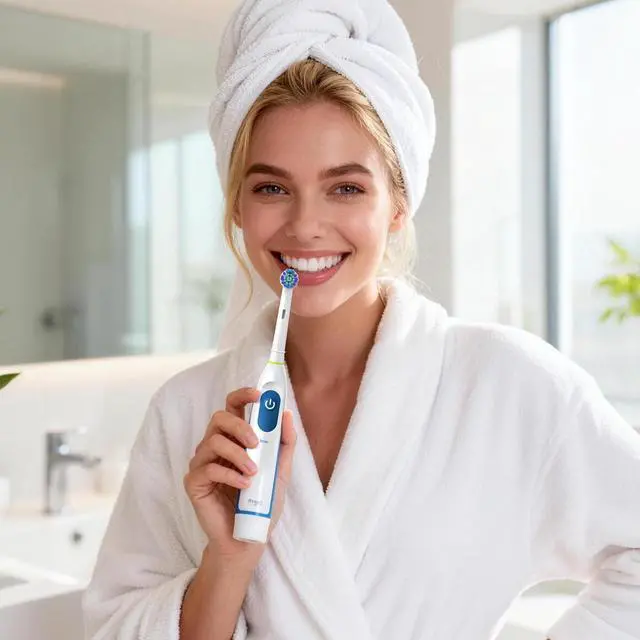 Alt view image 7 of 7 - Replacement Brush Heads Compatible with Oral B Braun Electric Toothbrush