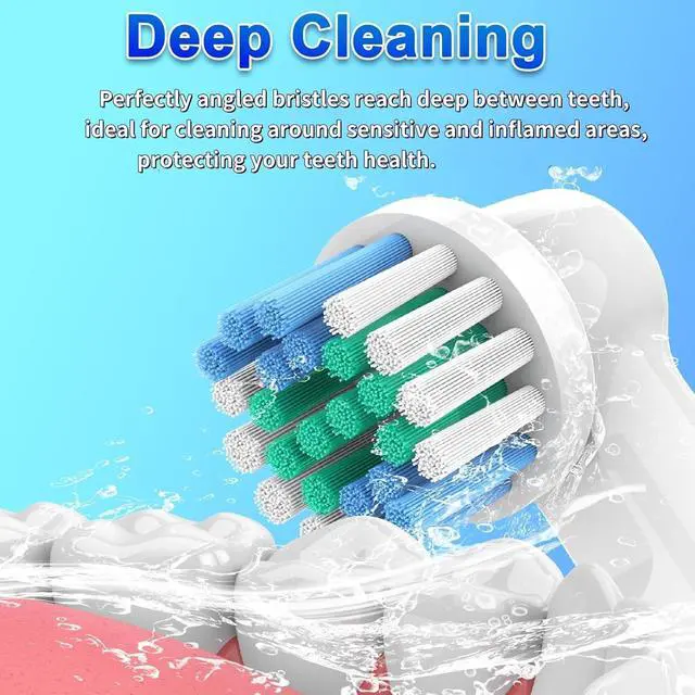 Alt view image 3 of 7 - Replacement Toothbrush Heads Compatible with Oral-B Braun