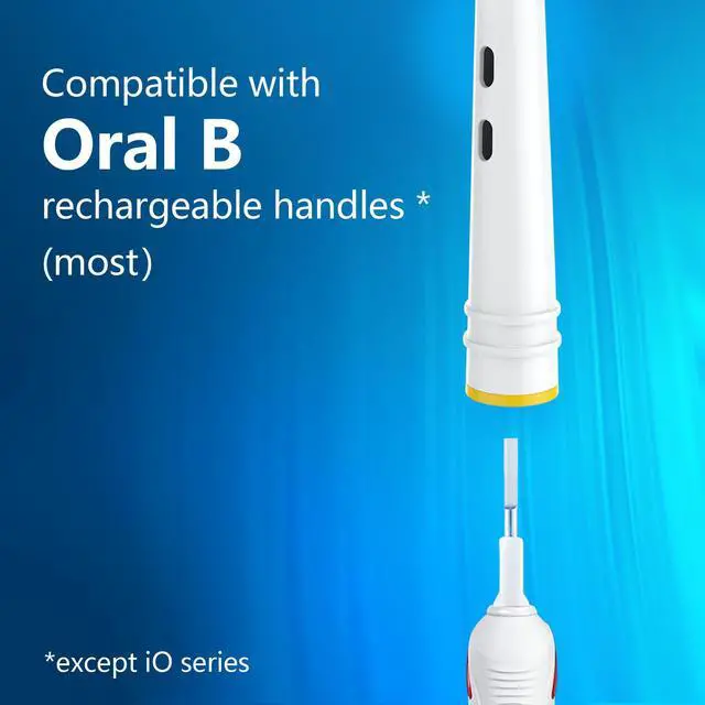 Alt view image 4 of 6 - Extra Soft Brush Head Compatible with Oral B Electric Handle,4pcs