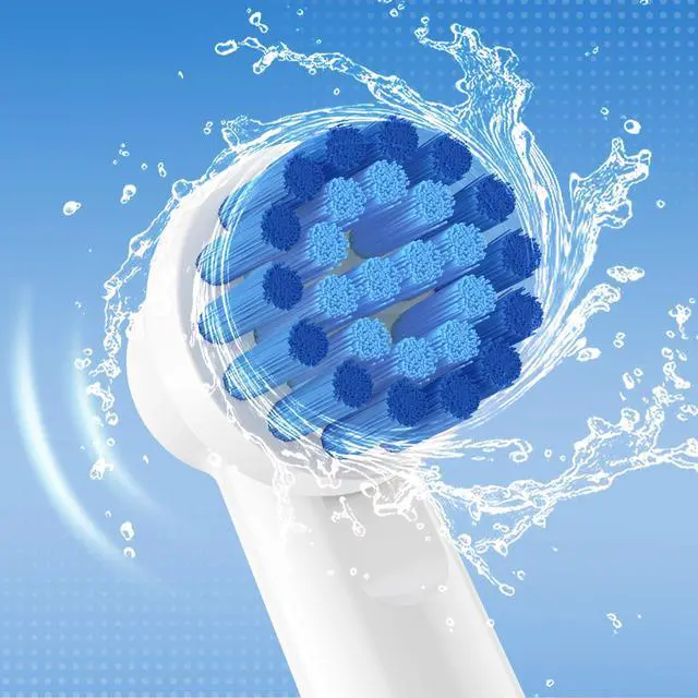 Alt view image 2 of 7 - Soft Bristle Sensitive Replacement Brush Heads for Braun Electric Toothbrush - Gentle and Comfortable Brushing for Sensitive Gums - Pack of 12