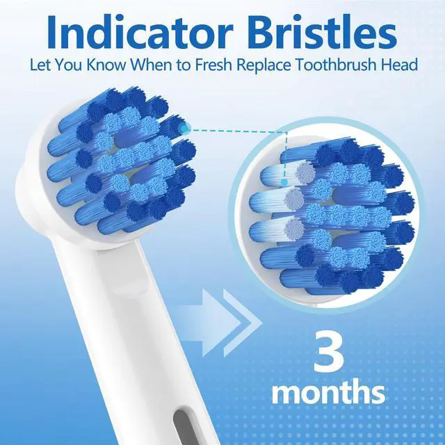 Alt view image 5 of 7 - Soft Bristle Sensitive Replacement Brush Heads for Braun Electric Toothbrush - Gentle and Comfortable Brushing for Sensitive Gums - Pack of 12