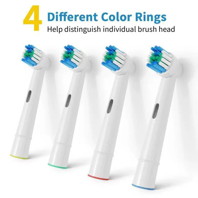 Alt view image 6 of 7 - 8 Pack Replacement Toothbrush Head Compatible with Oral B Toothbrush (Premium Packaging)