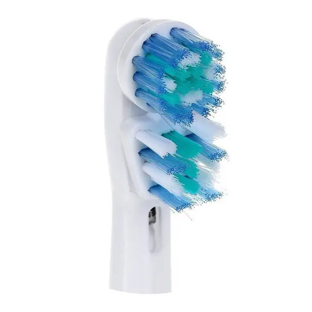 Alt view image 4 of 7 - Replacement Brush Heads Compatible with Oral B- Double Clean Design, Double Clean Brush Heads, Compatible with Braun Oral-B Dual Clean Electric Toothbrush - Pack of 4