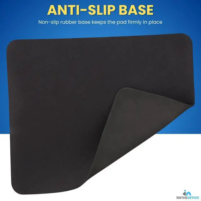 Alt view image 5 of 7 - Mouse Pad Non-Skid, 8.27" H x 8.27" W, Black