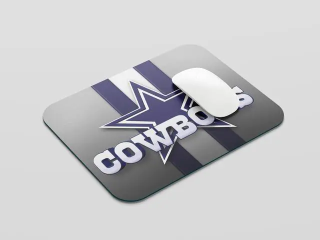 Alt view image 4 of 4 - Gaming Mouse Pad Sport Fans Gift,Life Needs Sport Mousepad with Non-Slip Rubber Base for Laptop Computer Desktop Mat - Blue White