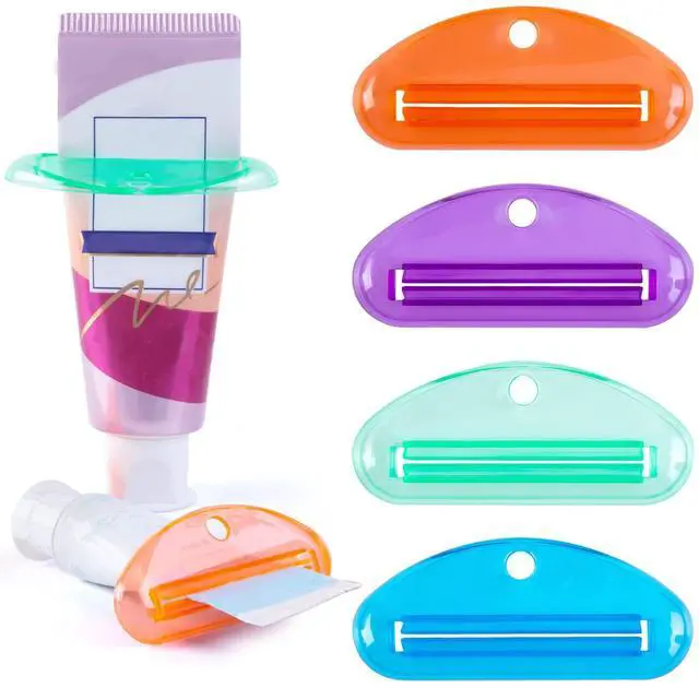 Main image of Toothpaste Tube Squeezer, 4 PCS Toothpaste Squeezer Roller Tool