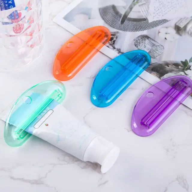 Alt view image 7 of 7 - Toothpaste Tube Squeezer, 4 PCS Toothpaste Squeezer Roller Tool