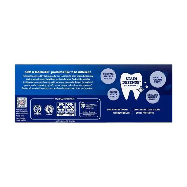 Alt view image 2 of 5 - Advance White Baking Soda & Peroxide Toothpaste, Extreme Whitening 4.3 oz