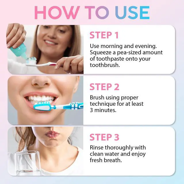 Alt view image 5 of 7 - Niacinamide Whitening Toothpaste, Complete Care ToothpasteRemove Tartar,Remove Tooth Stains,Protects Tooth Enamel,Fresh Breath,3.8oz (Pack of 1)