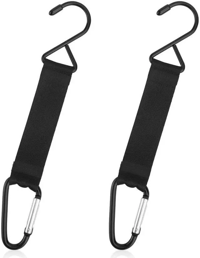 Main image of 2pcs Baseball Bag Hook for Fence, Fence Hook Carabiner Multifunctional Tennis Backpack Hooking Outdoor Camping Equipment Hanging Buckle Clips for Basketball Football Bags