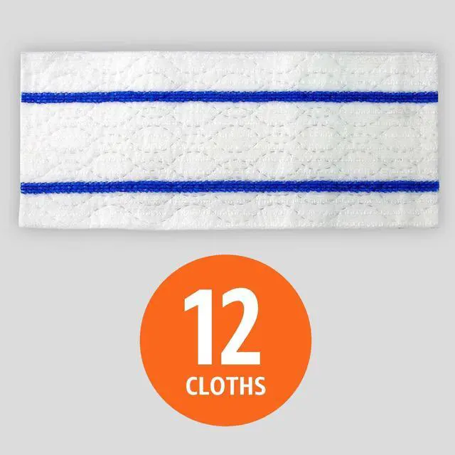 Alt view image 2 of 6 - Wet Mopping Cloth Refills, Floor Cleaning, Fresh Scent, 12 Count (Fits Swiffer Sweeper Mop Heads)