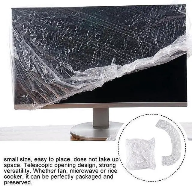 Alt view image 7 of 7 - 20Pcs Thickened Disposable Dust Cover, Clear Kitchen Appliance Covers, Elastic Household Kitchen Appliance Universal Dustproof Protective Cover Replacement Parts, Pressure Cooker Parts and Accessories