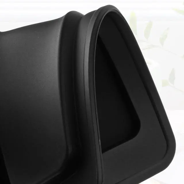 Alt view image 2 of 6 - Silicone Toaster Top Cover, 1PCS Toaster Cover Black Bread Maker Dust Machine Covers Protector Lid Sandwich Machine Part Accessories