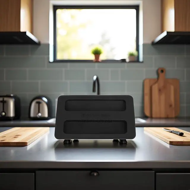 Alt view image 3 of 7 - Black Toaster Appliance Top Cover, Silicone Lid Toaster , Bread Machine Cover for Sandwich Machine Part Accessories cover Toasters 1.2cm