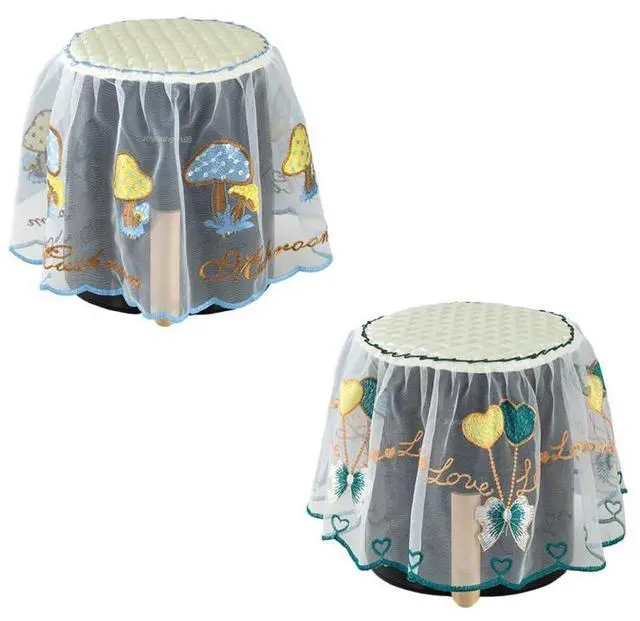 Main image of 2 Pack Air Fryer Cover Embroidery Lace Digital Air Fryer Dust Cover Top Covers for Compact Airfryer Oven Coffee Maker Electric Pressure Cooker Rice Cooker Countertop Kitchen Small Appliance