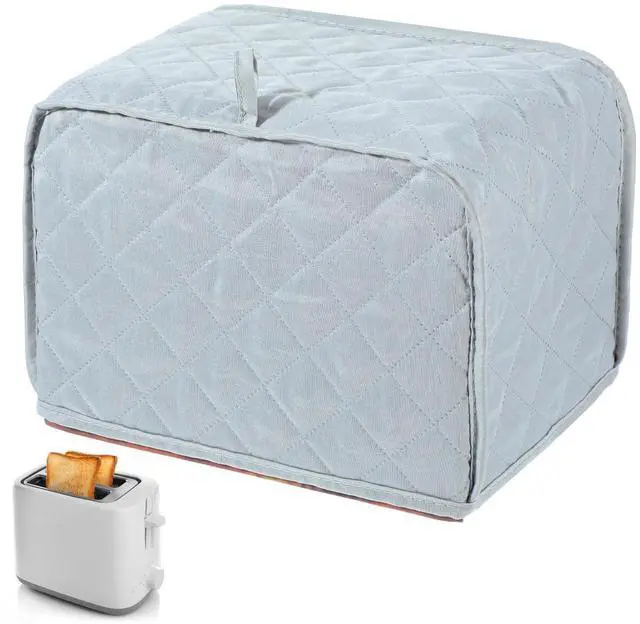 Main image of Toaster Cover 2 Slice, Quilted Toaster Cover, Small Appliance Covers, Polyester Dust Appliance Covers for 2 Slice Toasters, Kitchen Small Appliance(Grey)
