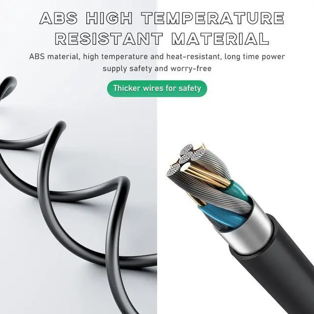 Alt view image 6 of 6 - AC to DC Converter, 100-240V to 12V 2A 24W AC/DC Converter, Auto AC/DC Power Supply Adapter Transformer with Cigarette Lighter Socket for Inflator, Refrigerator and Other Car Devices