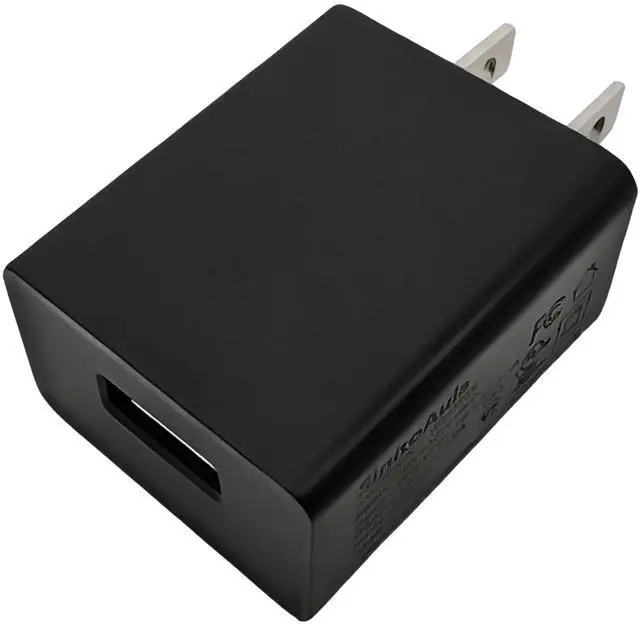 Main image of 5V1A (5W) USB Power Adapter Plug (UL Certified, Black, 1-Pack) | Charger Block for Wall Outlet, for Cell Phones, Tablets, Earphones, Power Banks, Smart Wearables and More Electronic Gadgets