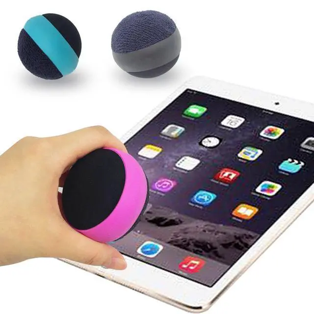 Alt view image 2 of 6 - Awesome Screen Cleaning Ball, Dual Action Microfiber Cloth, for Touch Screen Smart Phones/Tablets/Laptops, Pack of 3