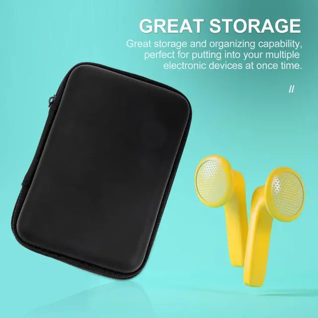 Alt view image 6 of 7 - 2pcs Travel Gadget Bag Compact Shockproof Electronic Accessories Organizer Pouch for Cable Charger Power Bank Earphones Storage
