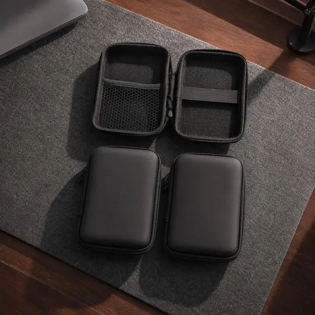 Alt view image 5 of 7 - 2pcs Travel Gadget Bag Compact Shockproof Electronic Accessories Organizer Pouch for Cable Charger Power Bank Earphones Storage