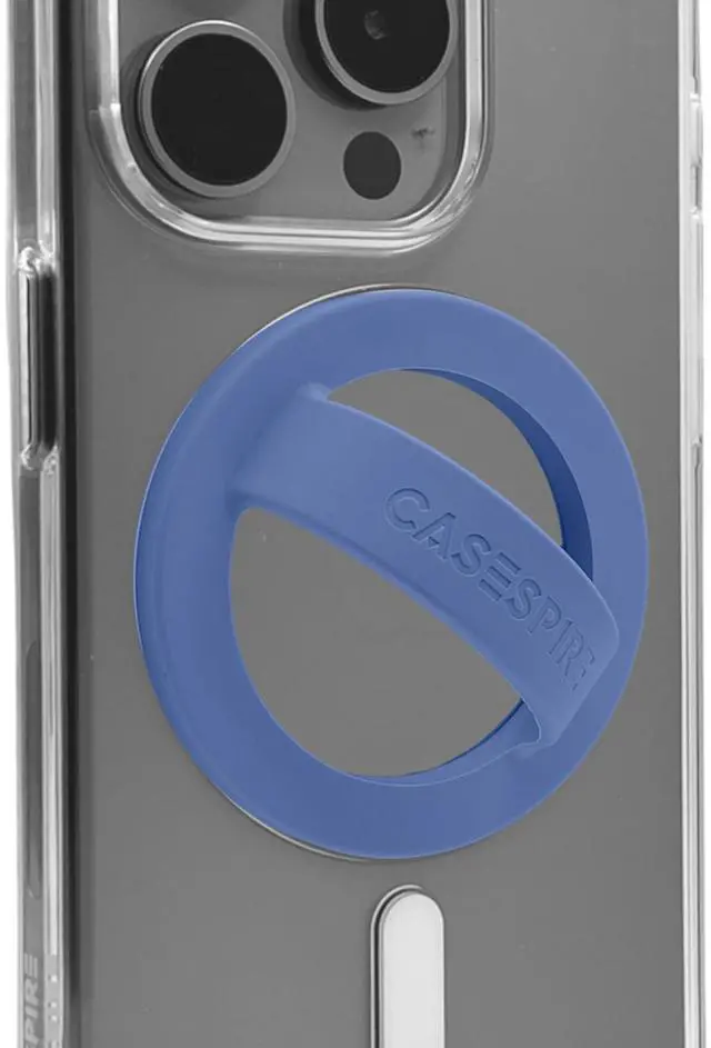 Main image of Magnetic Silicone Phone Grip Loop Holder for MagSafe iPhone Case | Soft Comfortable Finger Loop; Generously sized for a loose fit; Compatible with MagSafe Phone Cases and iPhones