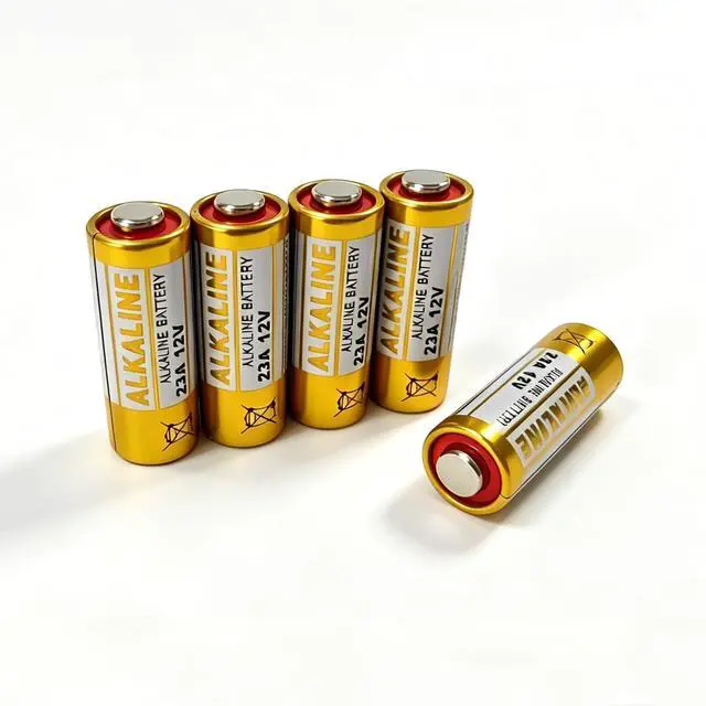 Main image of 23A 12V Alkaline Battery (5-Pack) for Remotes, Car Alarms and Doorbells | For compact wireless electronic gadgets