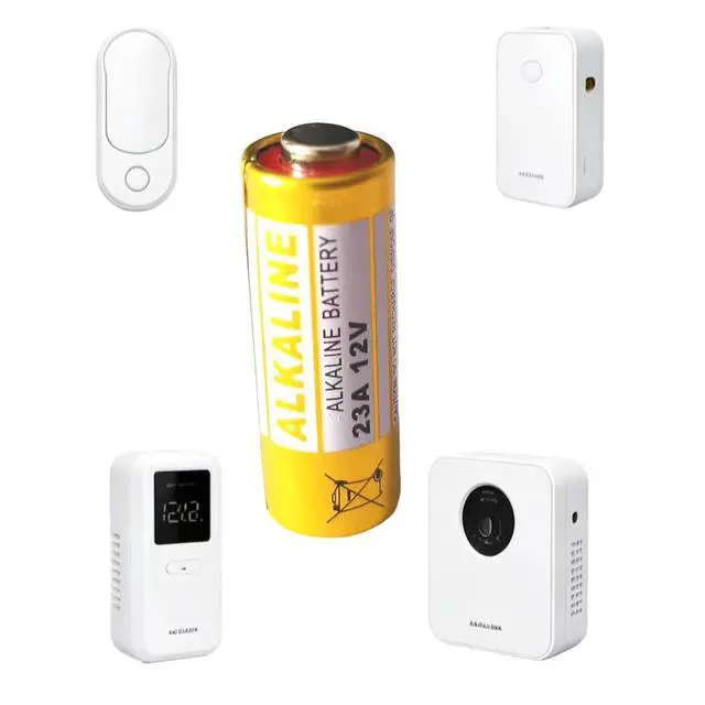 Alt view image 4 of 5 - 23A 12V Alkaline Battery (5-Pack) for Remotes, Car Alarms and Doorbells | For compact wireless electronic gadgets