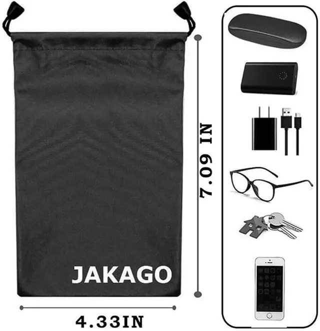 Alt view image 4 of 7 - 2 Pack Cell Phone Storage Bag Soft Microfiber Glasses Sleeve Pouch Waterproof Sunglasses Bag Electronic Gadgets Case Cover With Drawstring Closure