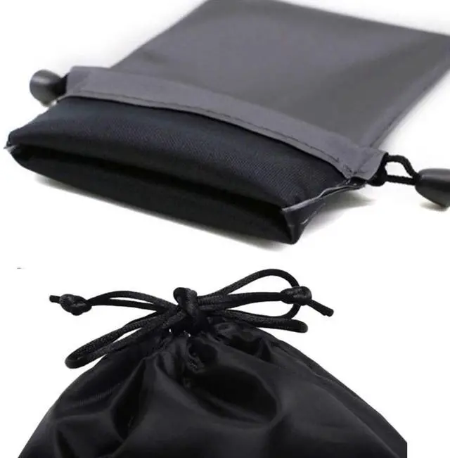 Alt view image 5 of 7 - 2 Pack Cell Phone Storage Bag Soft Microfiber Glasses Sleeve Pouch Waterproof Sunglasses Bag Electronic Gadgets Case Cover With Drawstring Closure