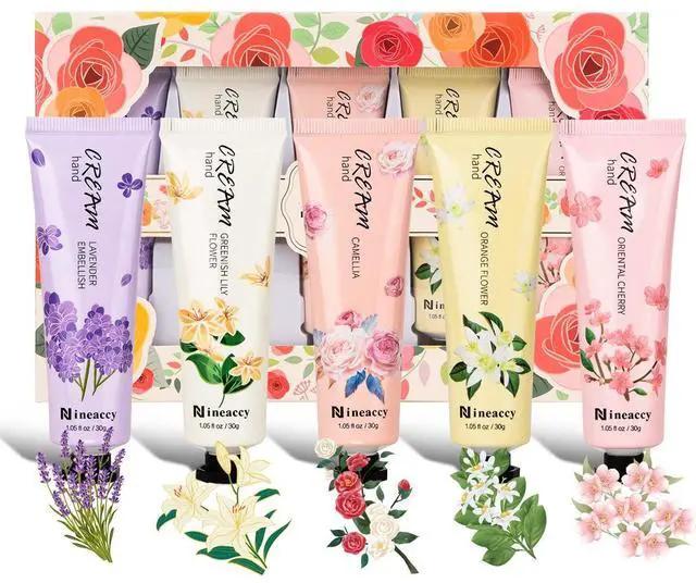Main image of Hand Cream Gift Set - Relieve Extremely Dry Hands, Women's Hand Cream Travel Set, an easy-to-absorb hand cream to relieve dry discomfort after washing your hands.