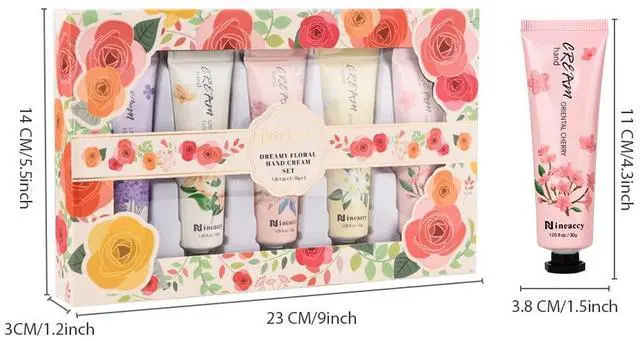 Alt view image 7 of 7 - Hand Cream Gift Set - Relieve Extremely Dry Hands, Women's Hand Cream Travel Set, an easy-to-absorb hand cream to relieve dry discomfort after washing your hands.