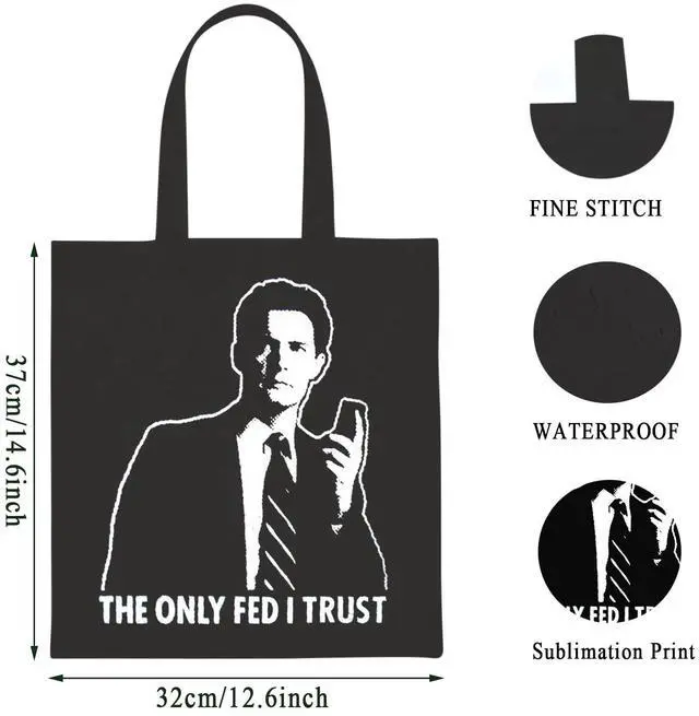 Alt view image 3 of 7 - 90s TV Show Merchandise Sheriffs Department Tote Bag TV Inspired Shopping Bag (THE ONLY T)