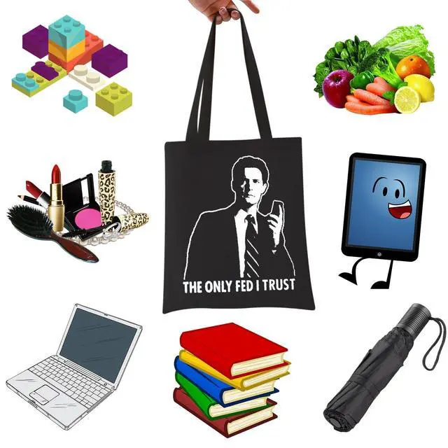 Alt view image 4 of 7 - 90s TV Show Merchandise Sheriffs Department Tote Bag TV Inspired Shopping Bag (THE ONLY T)