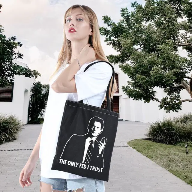 Alt view image 6 of 7 - 90s TV Show Merchandise Sheriffs Department Tote Bag TV Inspired Shopping Bag (THE ONLY T)