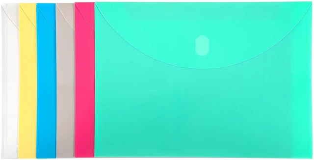 Main image of Reusable Poly Envelope, Side Loading, Letter Size, 1 Envelope, Color May Vary (58000)