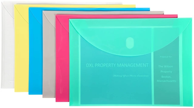 Alt view image 2 of 4 - Reusable Poly Envelope, Side Loading, Letter Size, 1 Envelope, Color May Vary (58000)