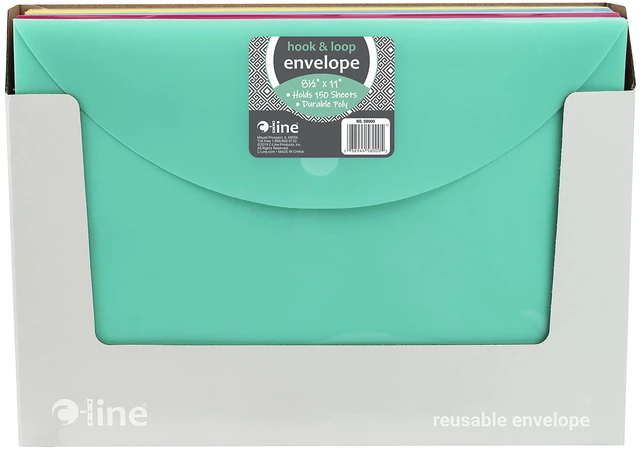 Alt view image 3 of 4 - Reusable Poly Envelope, Side Loading, Letter Size, 1 Envelope, Color May Vary (58000)