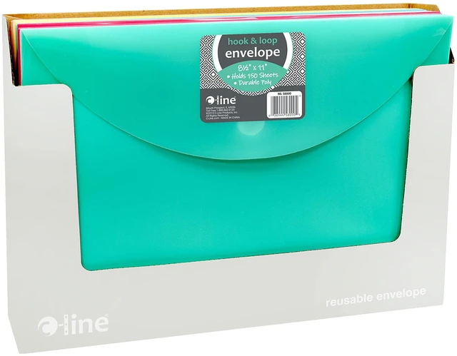 Alt view image 4 of 4 - Reusable Poly Envelope, Side Loading, Letter Size, 1 Envelope, Color May Vary (58000)