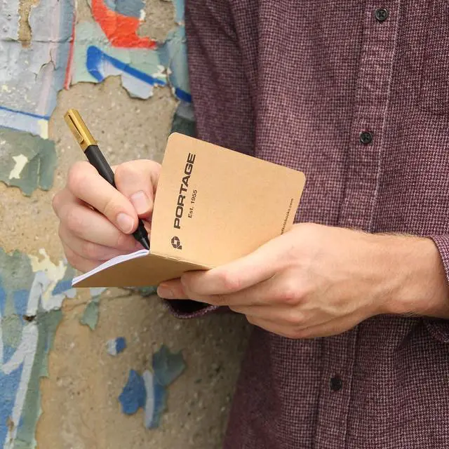 Alt view image 3 of 6 - Small Dot Grid Notebook- 6 Notepads for Field Notes, Dot Grid Small Sketch Book, Pocket Notebook Journal for Taking Notes in the Field 3.5 x 5.5 Inches, 64 Pages, (Pack of 6)